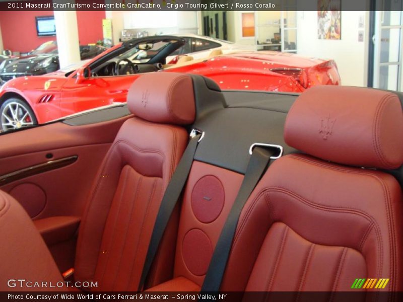Grigio Touring (Silver) / Rosso Corallo 2011 Maserati GranTurismo Convertible GranCabrio