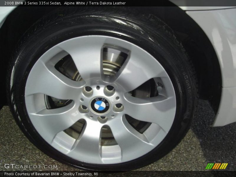 Alpine White / Terra Dakota Leather 2008 BMW 3 Series 335xi Sedan