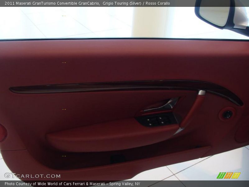 Grigio Touring (Silver) / Rosso Corallo 2011 Maserati GranTurismo Convertible GranCabrio