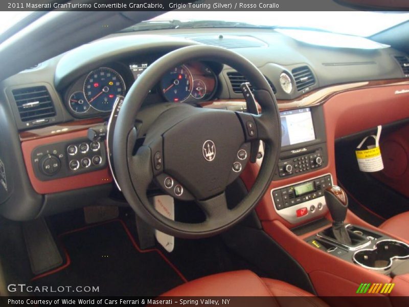  2011 GranTurismo Convertible GranCabrio Rosso Corallo Interior