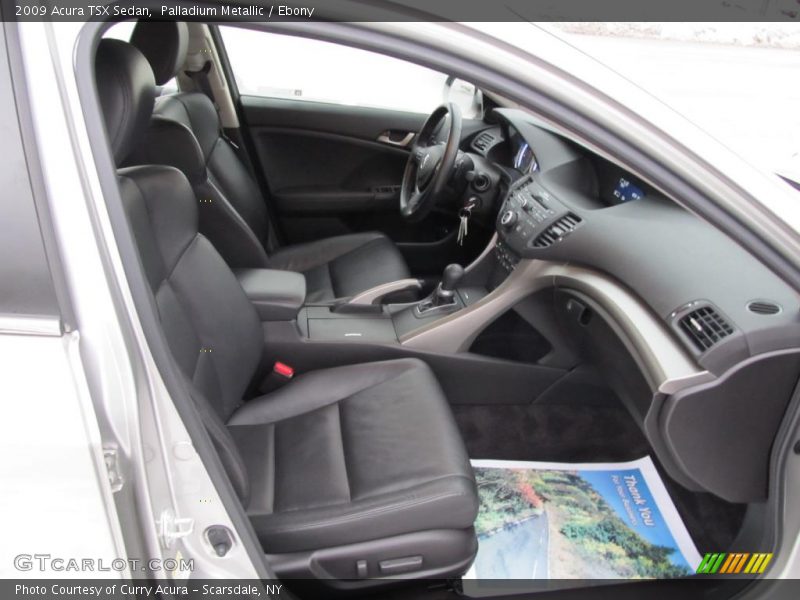 Palladium Metallic / Ebony 2009 Acura TSX Sedan