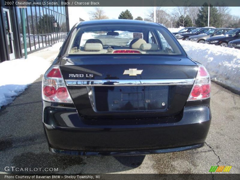 Black / Charcoal Black 2007 Chevrolet Aveo LS Sedan