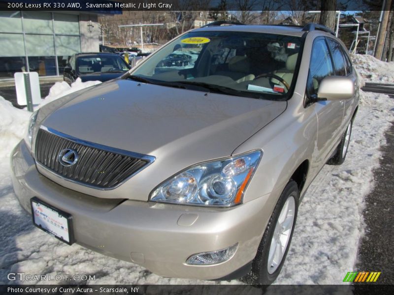 Savannah Metallic / Light Gray 2006 Lexus RX 330 AWD
