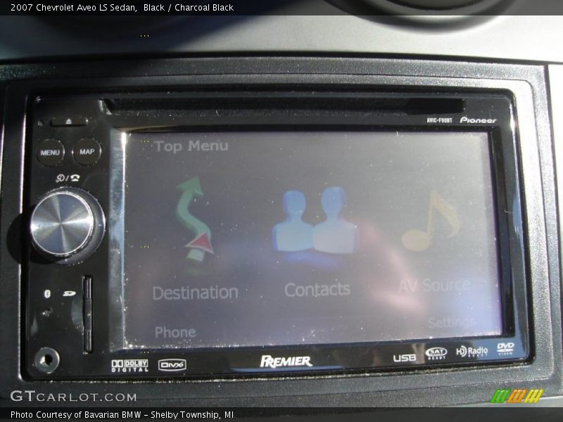 Black / Charcoal Black 2007 Chevrolet Aveo LS Sedan