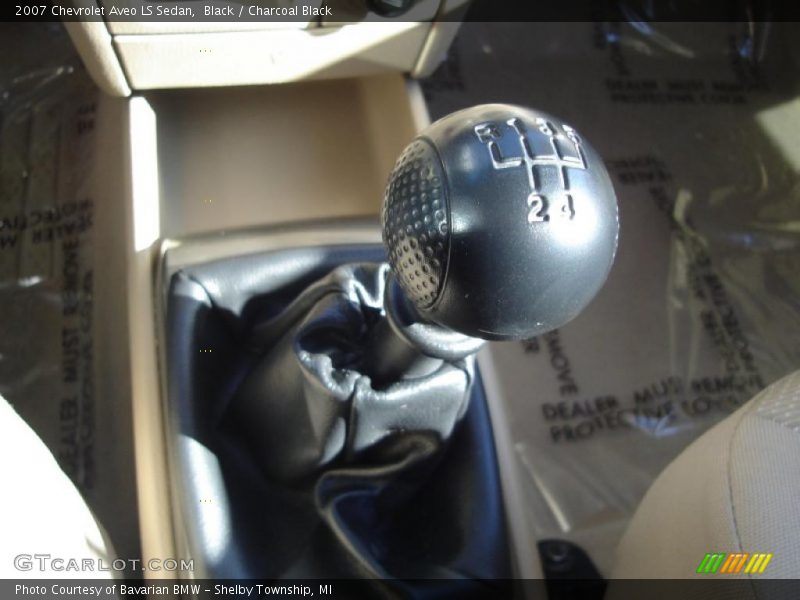 Black / Charcoal Black 2007 Chevrolet Aveo LS Sedan