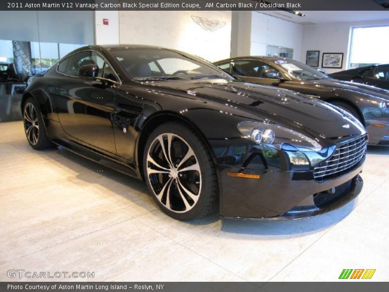 Front 3/4 View of 2011 V12 Vantage Carbon Black Special Edition Coupe