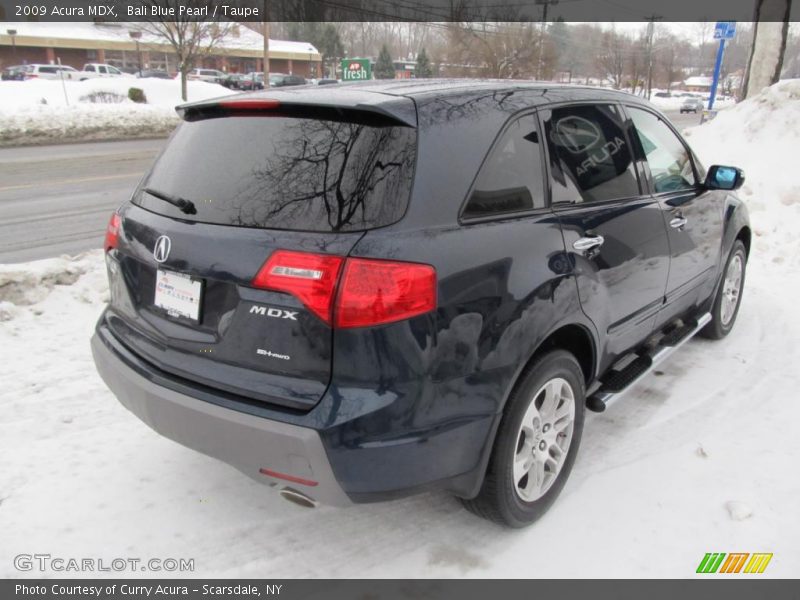Bali Blue Pearl / Taupe 2009 Acura MDX