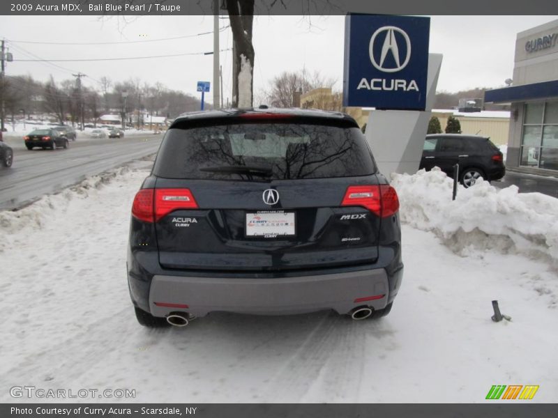 Bali Blue Pearl / Taupe 2009 Acura MDX