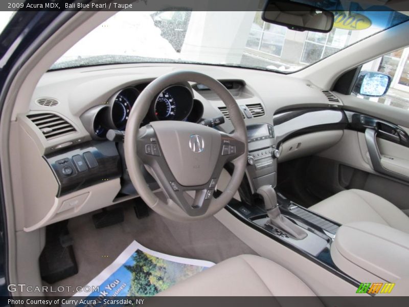 Bali Blue Pearl / Taupe 2009 Acura MDX