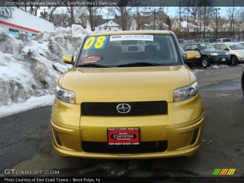 Gold Rush Mica / Dark Gray 2008 Scion xB Release Series 5.0