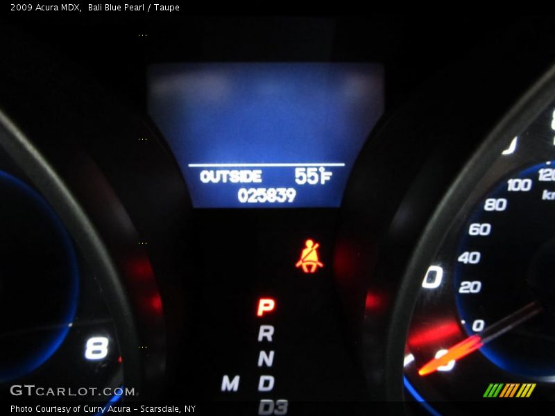Bali Blue Pearl / Taupe 2009 Acura MDX