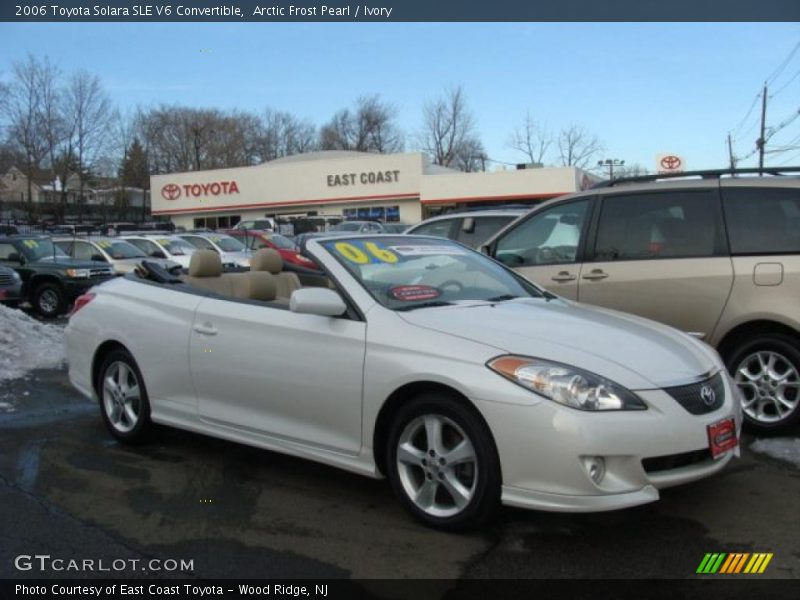 Arctic Frost Pearl / Ivory 2006 Toyota Solara SLE V6 Convertible