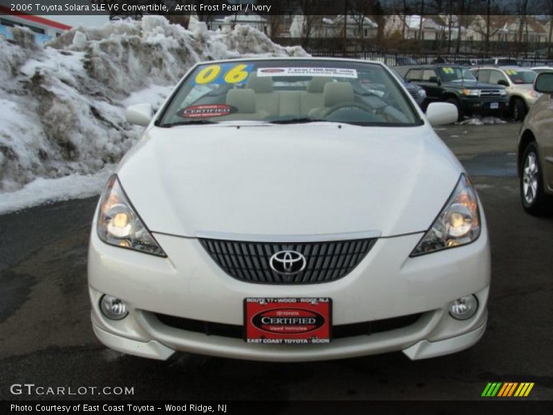 Arctic Frost Pearl / Ivory 2006 Toyota Solara SLE V6 Convertible