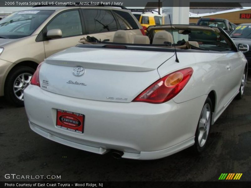 Arctic Frost Pearl / Ivory 2006 Toyota Solara SLE V6 Convertible