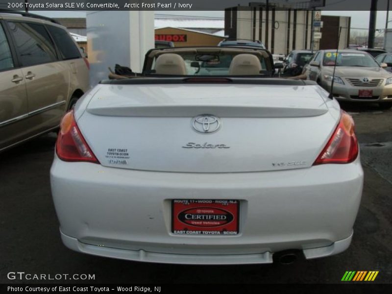 Arctic Frost Pearl / Ivory 2006 Toyota Solara SLE V6 Convertible