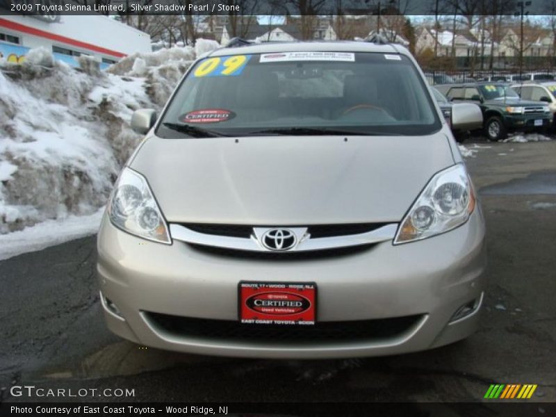 Silver Shadow Pearl / Stone 2009 Toyota Sienna Limited