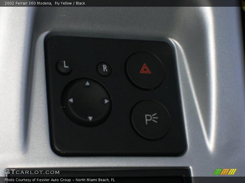 Controls of 2002 360 Modena
