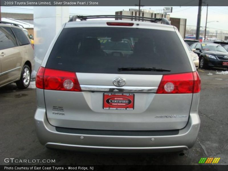 Silver Shadow Pearl / Stone 2009 Toyota Sienna Limited