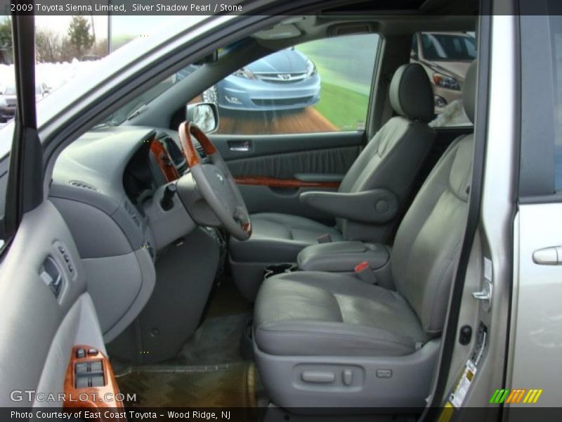 Silver Shadow Pearl / Stone 2009 Toyota Sienna Limited