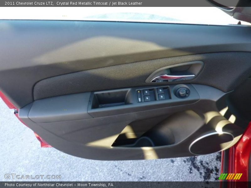 Crystal Red Metallic Tintcoat / Jet Black Leather 2011 Chevrolet Cruze LTZ