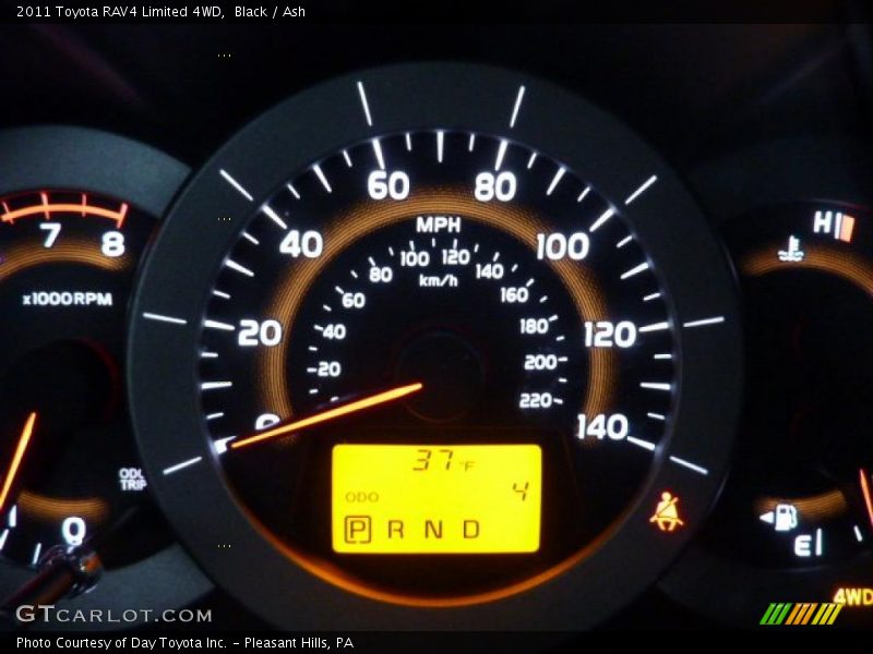 Black / Ash 2011 Toyota RAV4 Limited 4WD