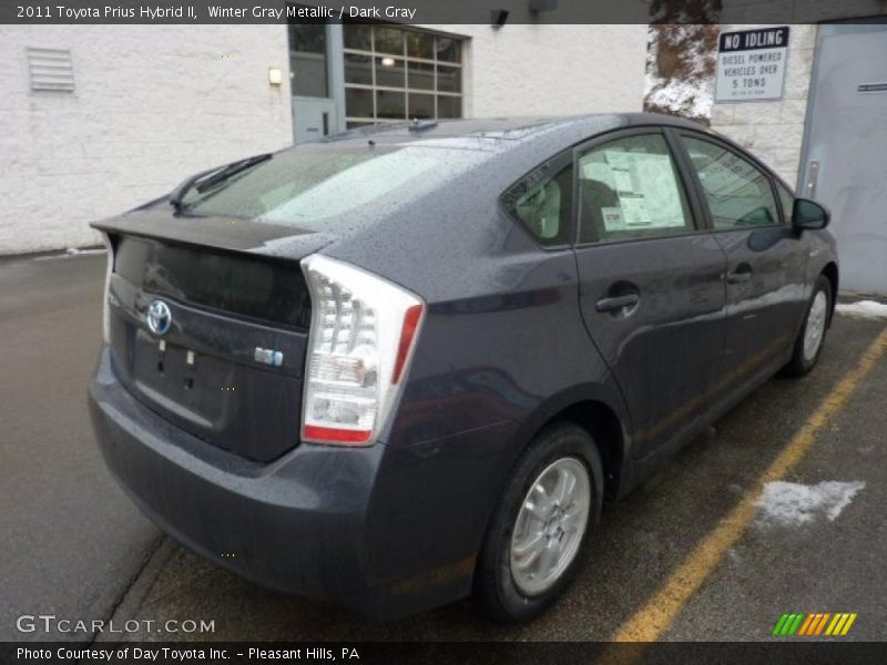 Winter Gray Metallic / Dark Gray 2011 Toyota Prius Hybrid II