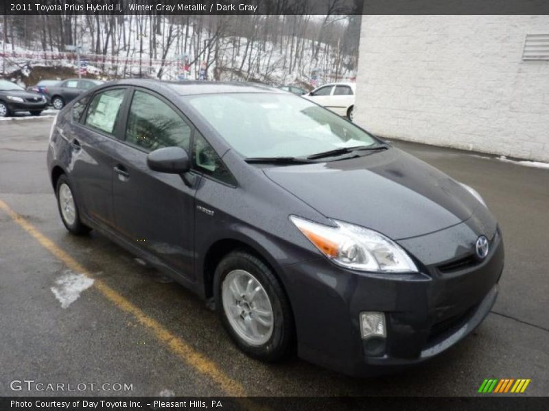 Winter Gray Metallic / Dark Gray 2011 Toyota Prius Hybrid II