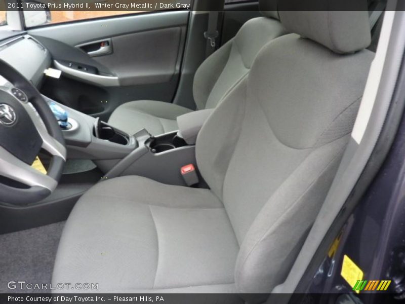 Winter Gray Metallic / Dark Gray 2011 Toyota Prius Hybrid II