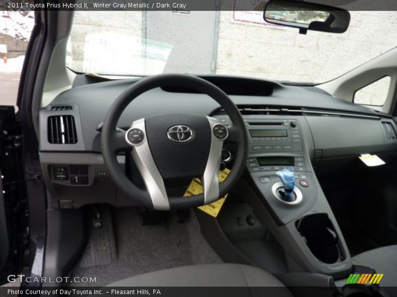 Winter Gray Metallic / Dark Gray 2011 Toyota Prius Hybrid II