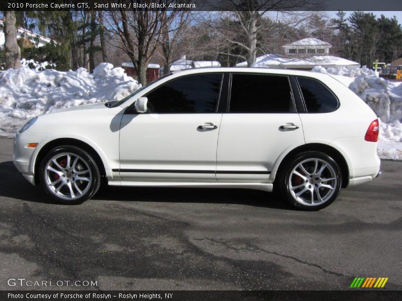 Sand White / Black/Black Alcantara 2010 Porsche Cayenne GTS