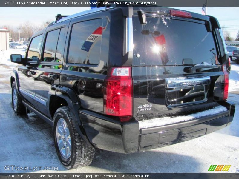 Black Clearcoat / Dark Slate Gray/Light Graystone 2007 Jeep Commander Limited 4x4