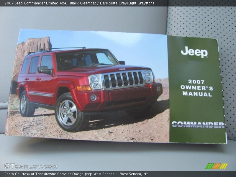 Black Clearcoat / Dark Slate Gray/Light Graystone 2007 Jeep Commander Limited 4x4