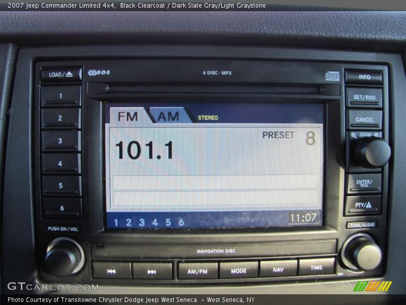 Black Clearcoat / Dark Slate Gray/Light Graystone 2007 Jeep Commander Limited 4x4