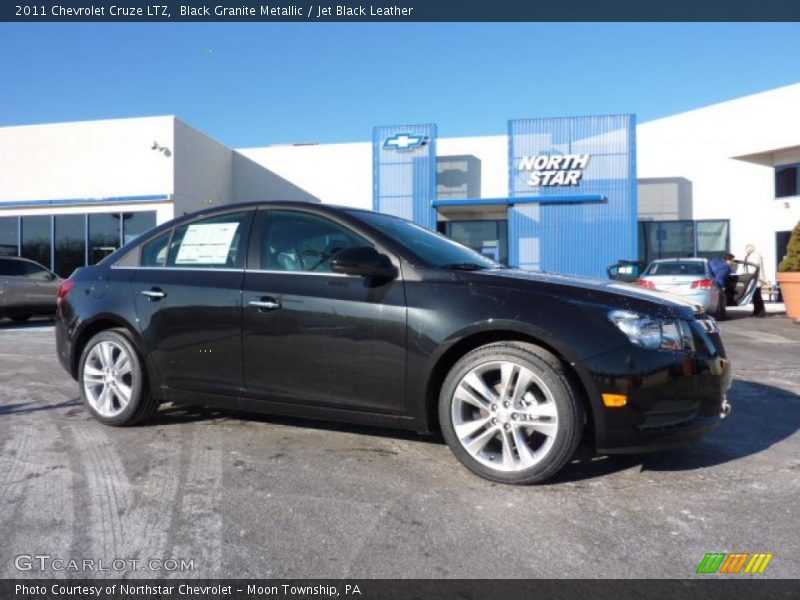 Black Granite Metallic / Jet Black Leather 2011 Chevrolet Cruze LTZ