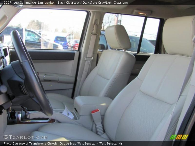 Black Clearcoat / Dark Slate Gray/Light Graystone 2007 Jeep Commander Limited 4x4