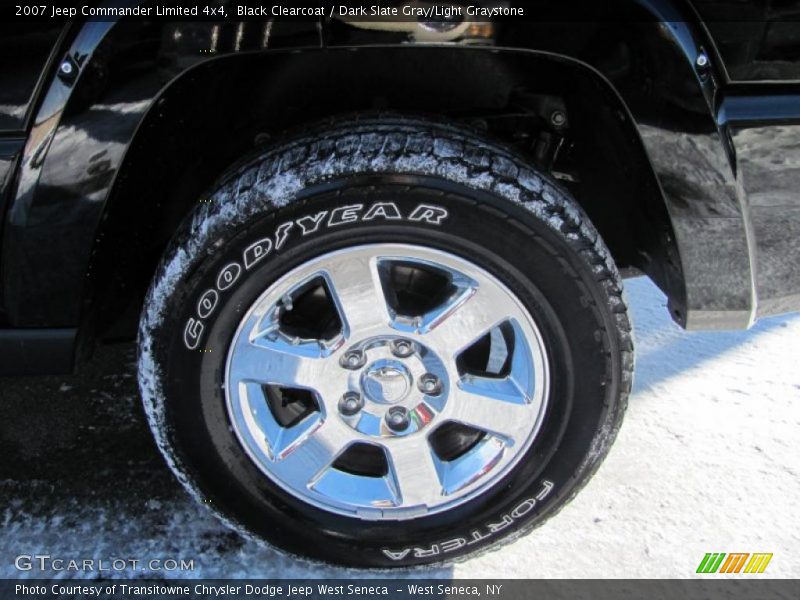 Black Clearcoat / Dark Slate Gray/Light Graystone 2007 Jeep Commander Limited 4x4