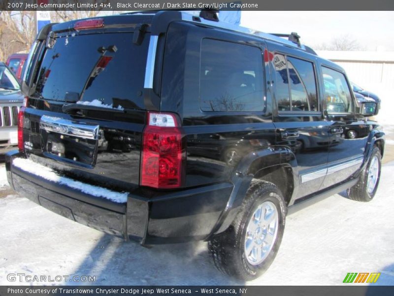 Black Clearcoat / Dark Slate Gray/Light Graystone 2007 Jeep Commander Limited 4x4
