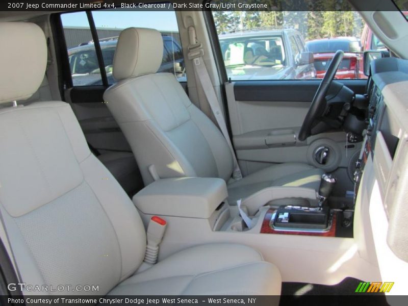 Black Clearcoat / Dark Slate Gray/Light Graystone 2007 Jeep Commander Limited 4x4