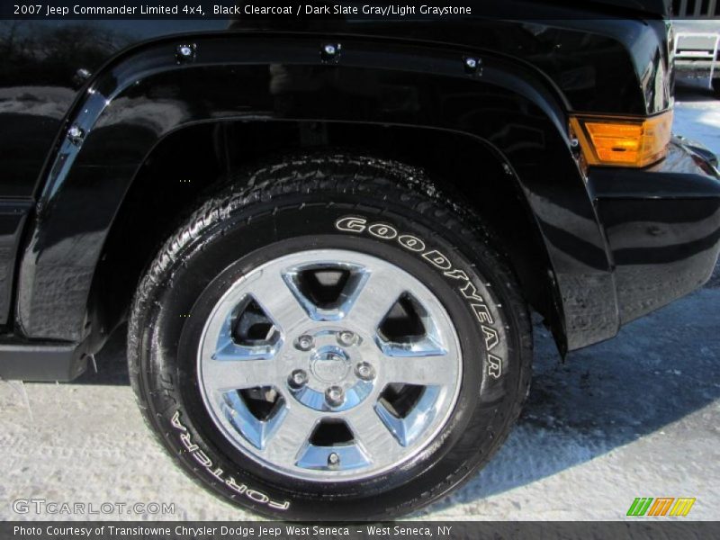 Black Clearcoat / Dark Slate Gray/Light Graystone 2007 Jeep Commander Limited 4x4