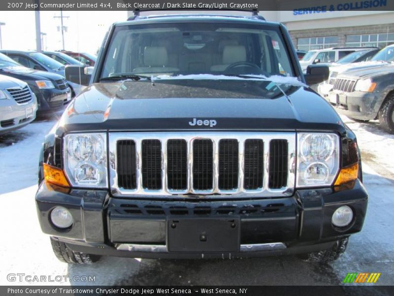 Black Clearcoat / Dark Slate Gray/Light Graystone 2007 Jeep Commander Limited 4x4