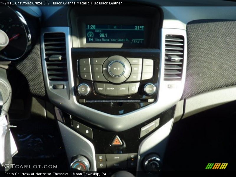 Black Granite Metallic / Jet Black Leather 2011 Chevrolet Cruze LTZ