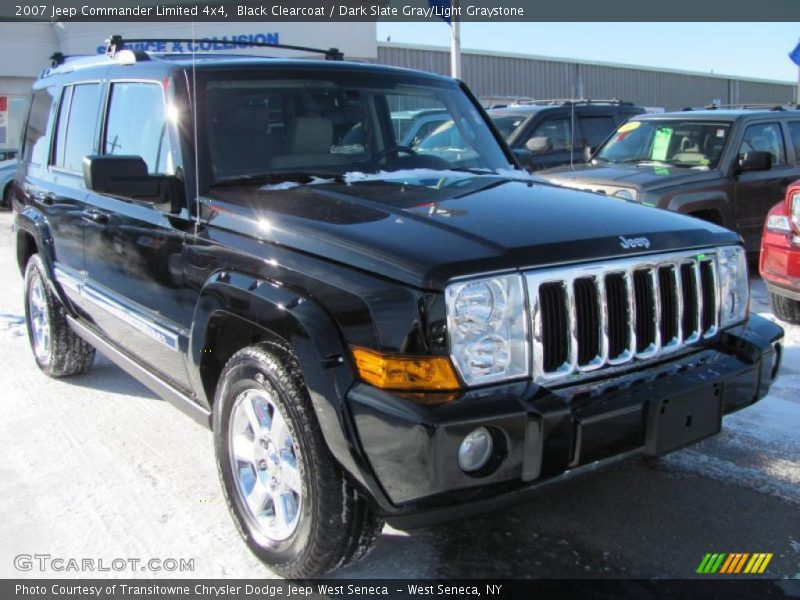 Black Clearcoat / Dark Slate Gray/Light Graystone 2007 Jeep Commander Limited 4x4