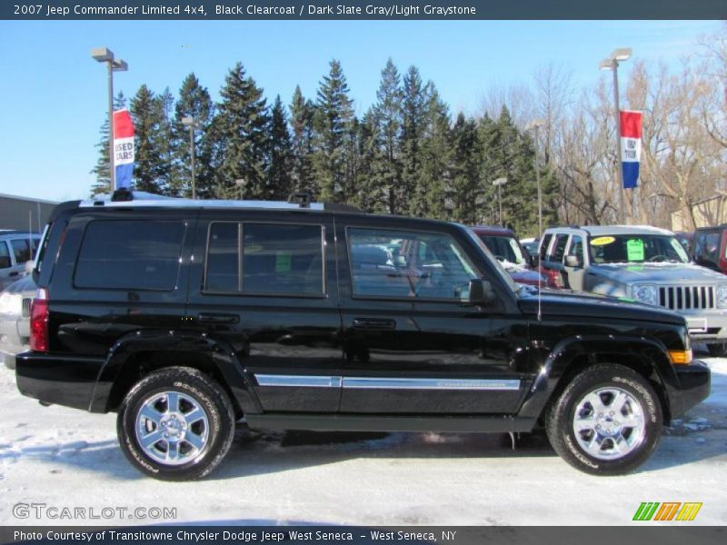 Black Clearcoat / Dark Slate Gray/Light Graystone 2007 Jeep Commander Limited 4x4