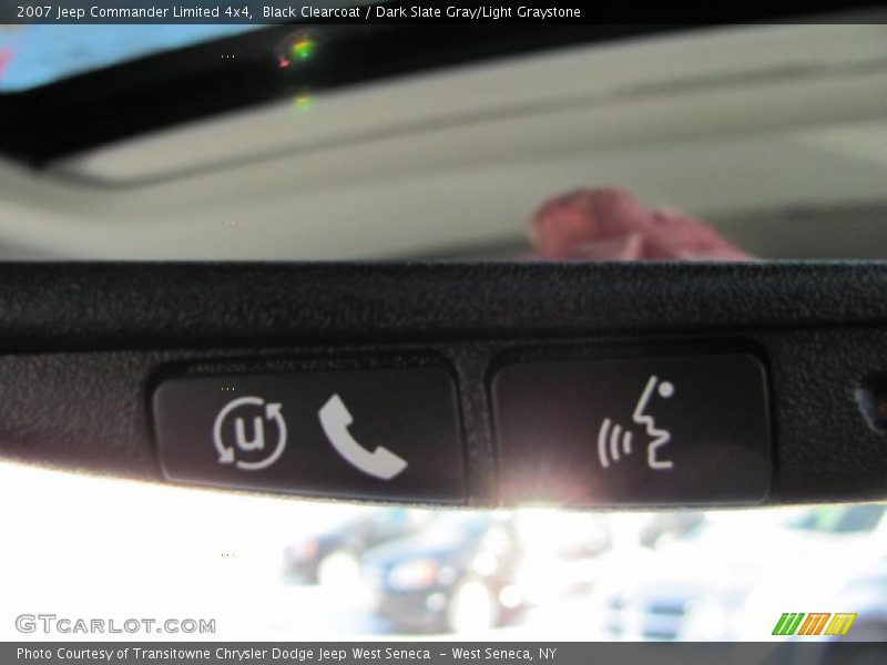 Black Clearcoat / Dark Slate Gray/Light Graystone 2007 Jeep Commander Limited 4x4