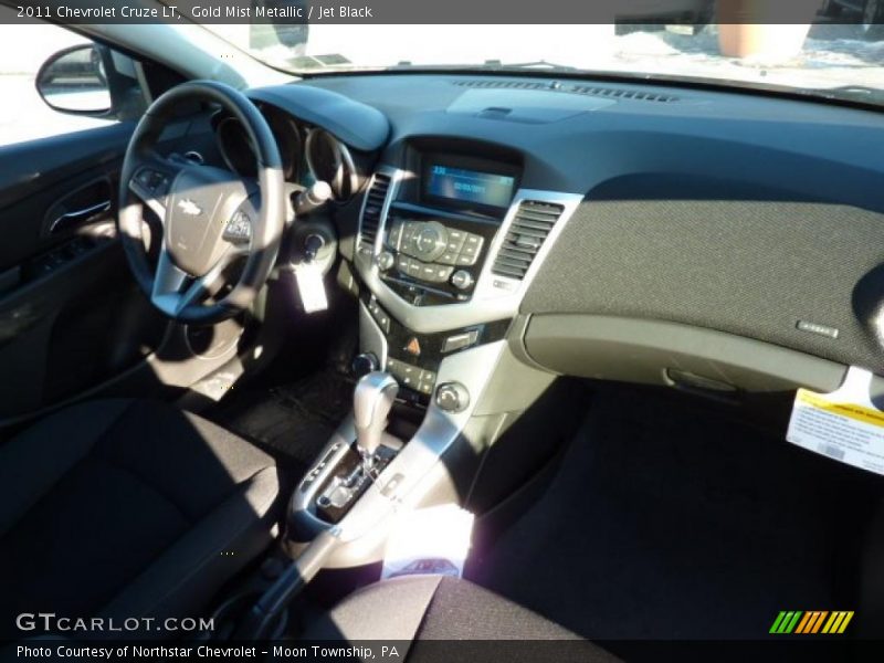 Gold Mist Metallic / Jet Black 2011 Chevrolet Cruze LT