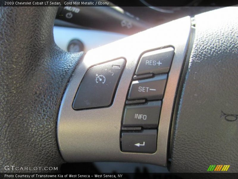 Gold Mist Metallic / Ebony 2009 Chevrolet Cobalt LT Sedan