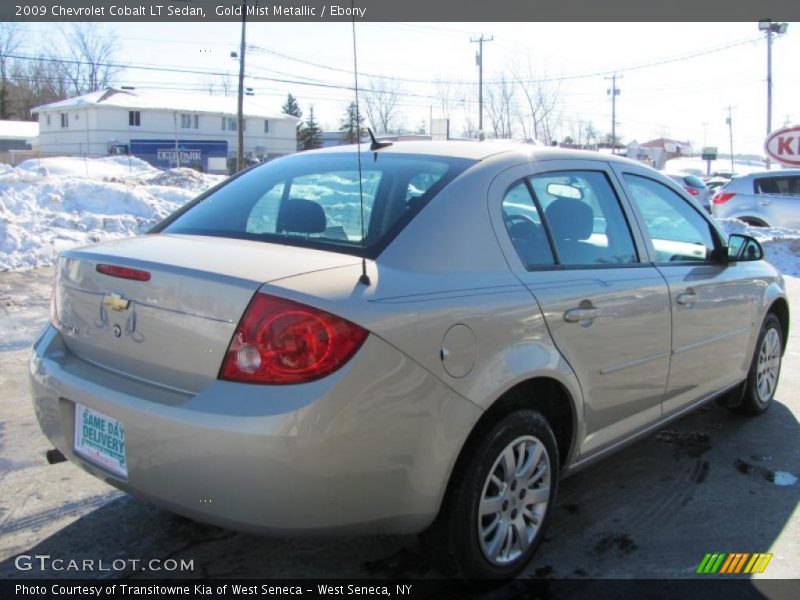 Gold Mist Metallic / Ebony 2009 Chevrolet Cobalt LT Sedan