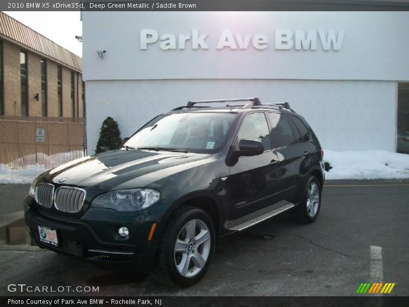 Deep Green Metallic / Saddle Brown 2010 BMW X5 xDrive35d