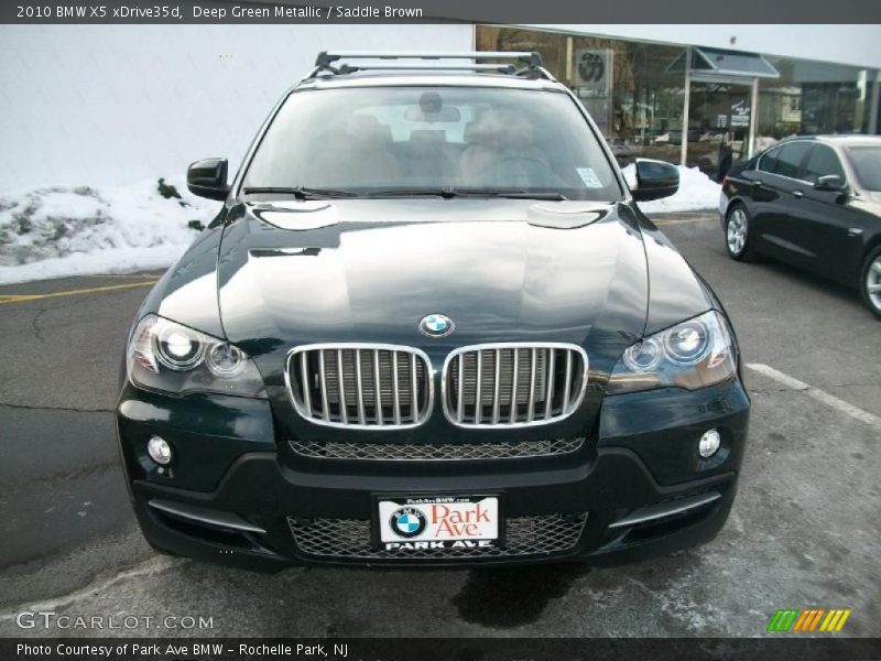 Deep Green Metallic / Saddle Brown 2010 BMW X5 xDrive35d