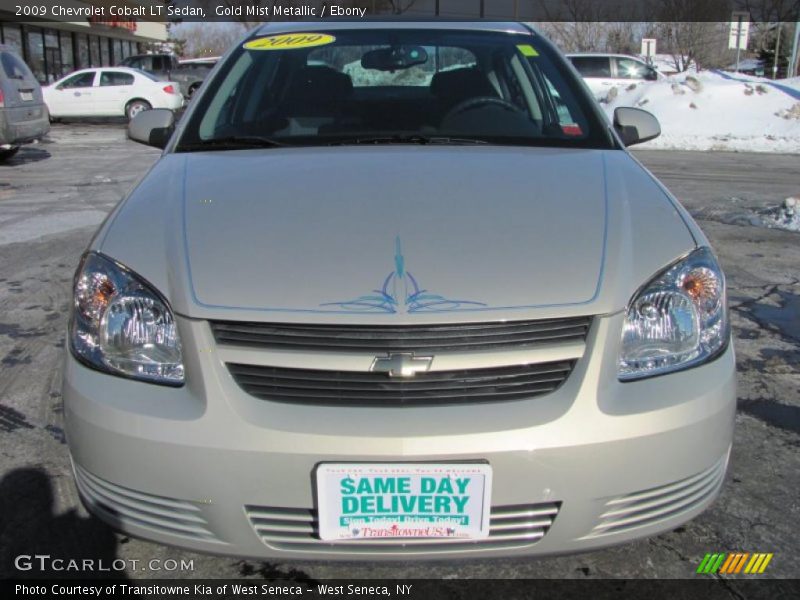 Gold Mist Metallic / Ebony 2009 Chevrolet Cobalt LT Sedan